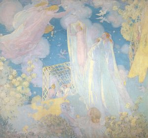 春、1896 作： Maurice Denis